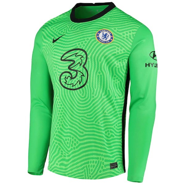 Thailandia Maglia Chelsea ML Portiere 20/21 Verde